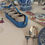 Thumbnail: BOUGIER 4 Piece Porcelain Candle Holder Covered in Genuine Leather