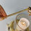 Thumbnail: GOLDSISTGB Cylinder in Glass Cylinder and Metal Candle Holder