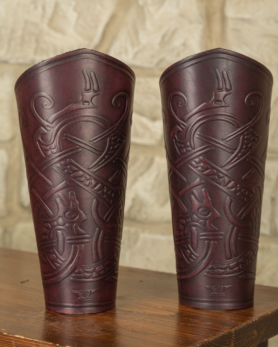Brassards Ragnarok MIDGARD bordeaux