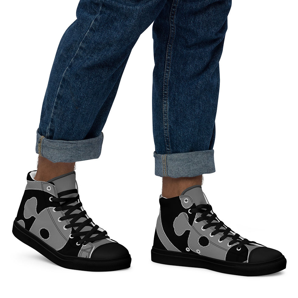 Thumbnail: Men’s high top canvas shoes