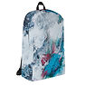 Backpacks with abstract images by W. Axxemanne