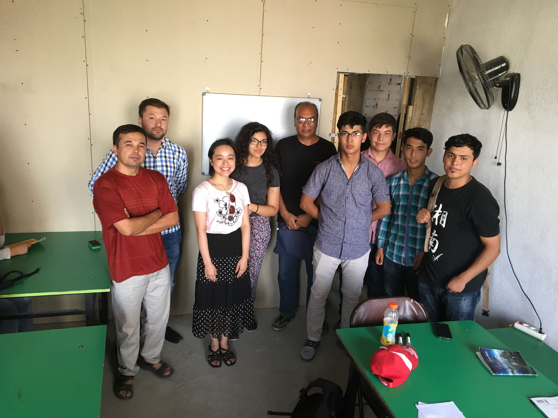 Afghan refugee education center!
