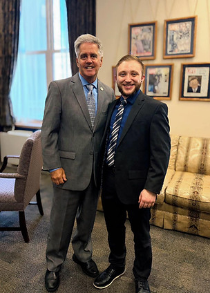 Rep. Scott Conklin with Chris Kalcich of Fairness Pennsyvlania
