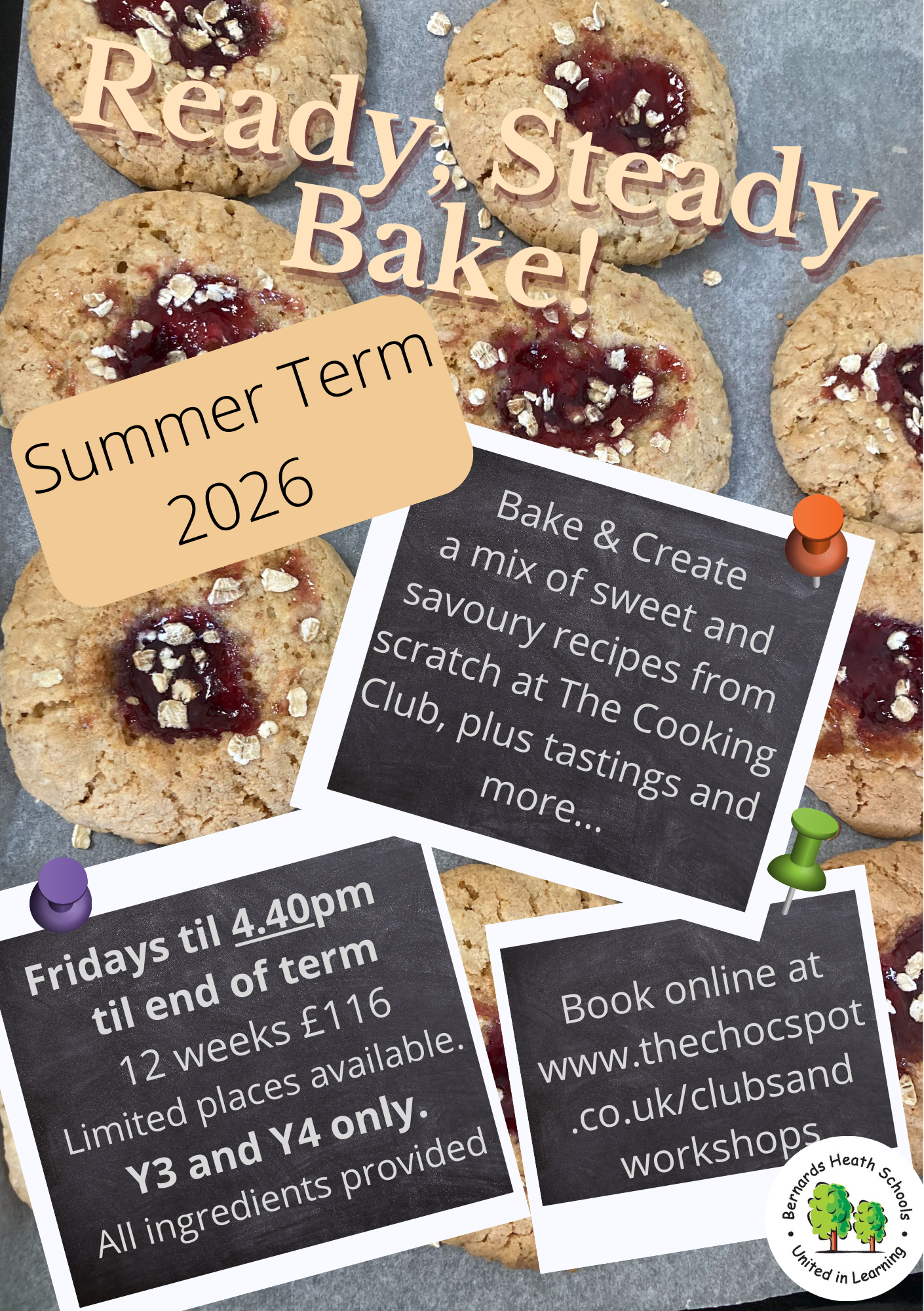 Ready, Steady Bake Cooking Club Summer Y3+4