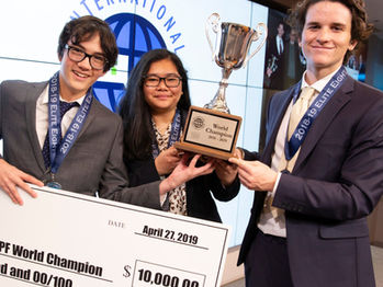 Angelus: Notre Dame High School Takes Home $10,000 in International Public Policy Forum Debate Win