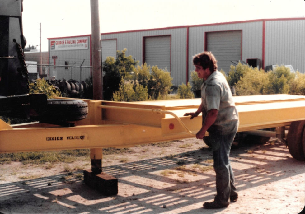 Ernies Welding trailer