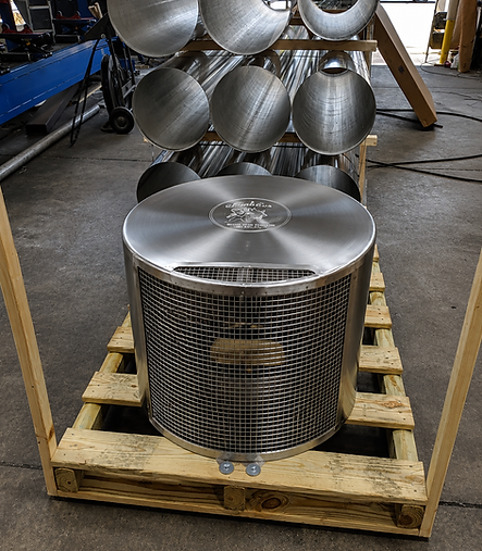 MRI liquid helium vent pipe