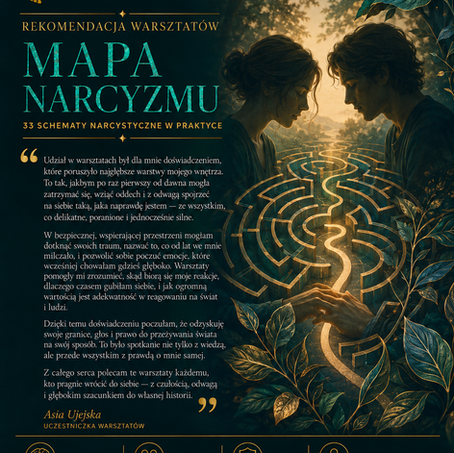 ❤️Rekomendacja warsztatów Mapa Narcyzmu💠❤️