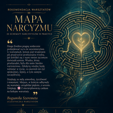 ❤️Rekomendacja warsztatów Mapa Narcyzmu💠❤️