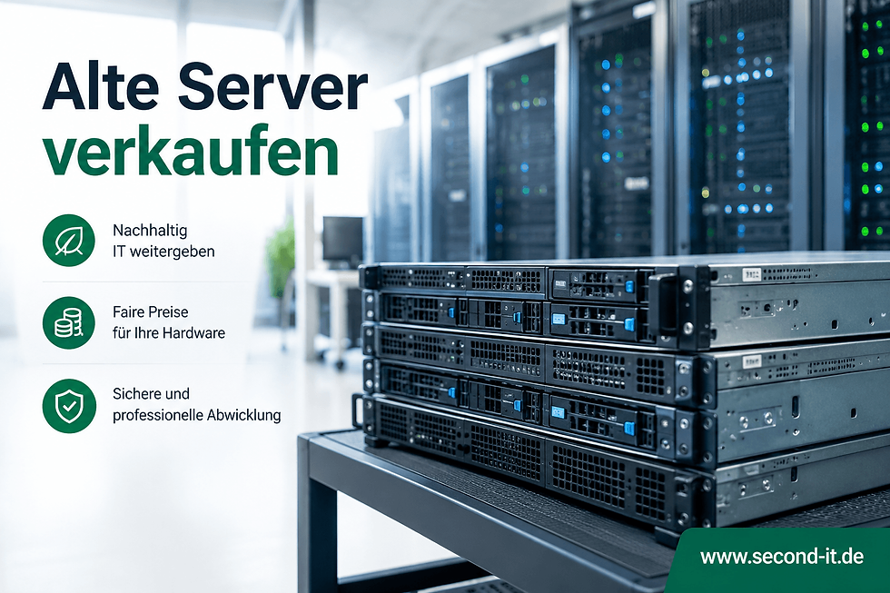 Alte Server verkaufen: Daten sichern, Restwert nutzen