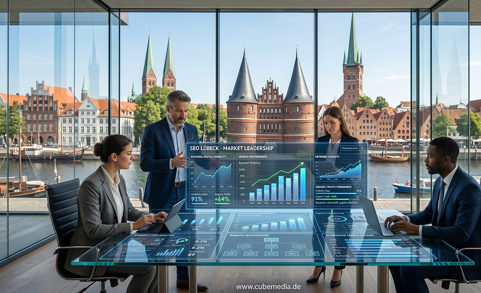 SEO Lübeck mit technischer Suchmaschinenoptimierung, lokaler Sichtbarkeit und digitaler Marktführerschaft für Unternehmen