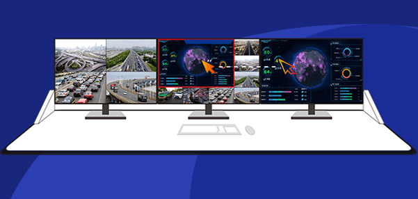 Multi-viewing Monitoring and Controling.