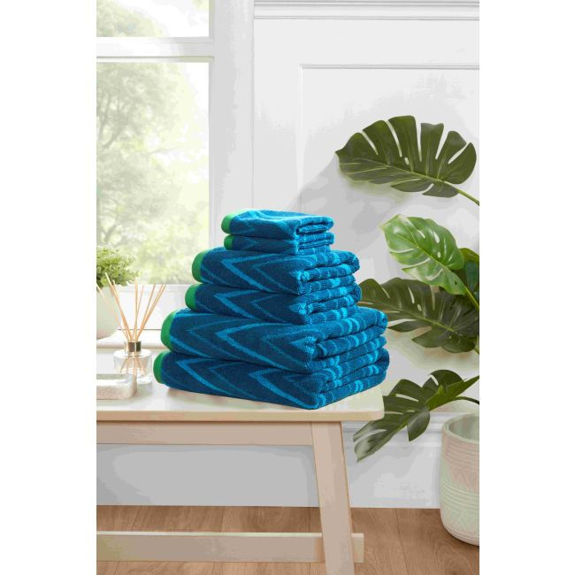 Helix 6pc Towel Bale - Ocean 100% Cotton