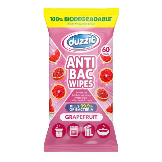 Thumbnail: Antibacterial Wipes Citrus Fresh (60)/Grapefruit/Orange