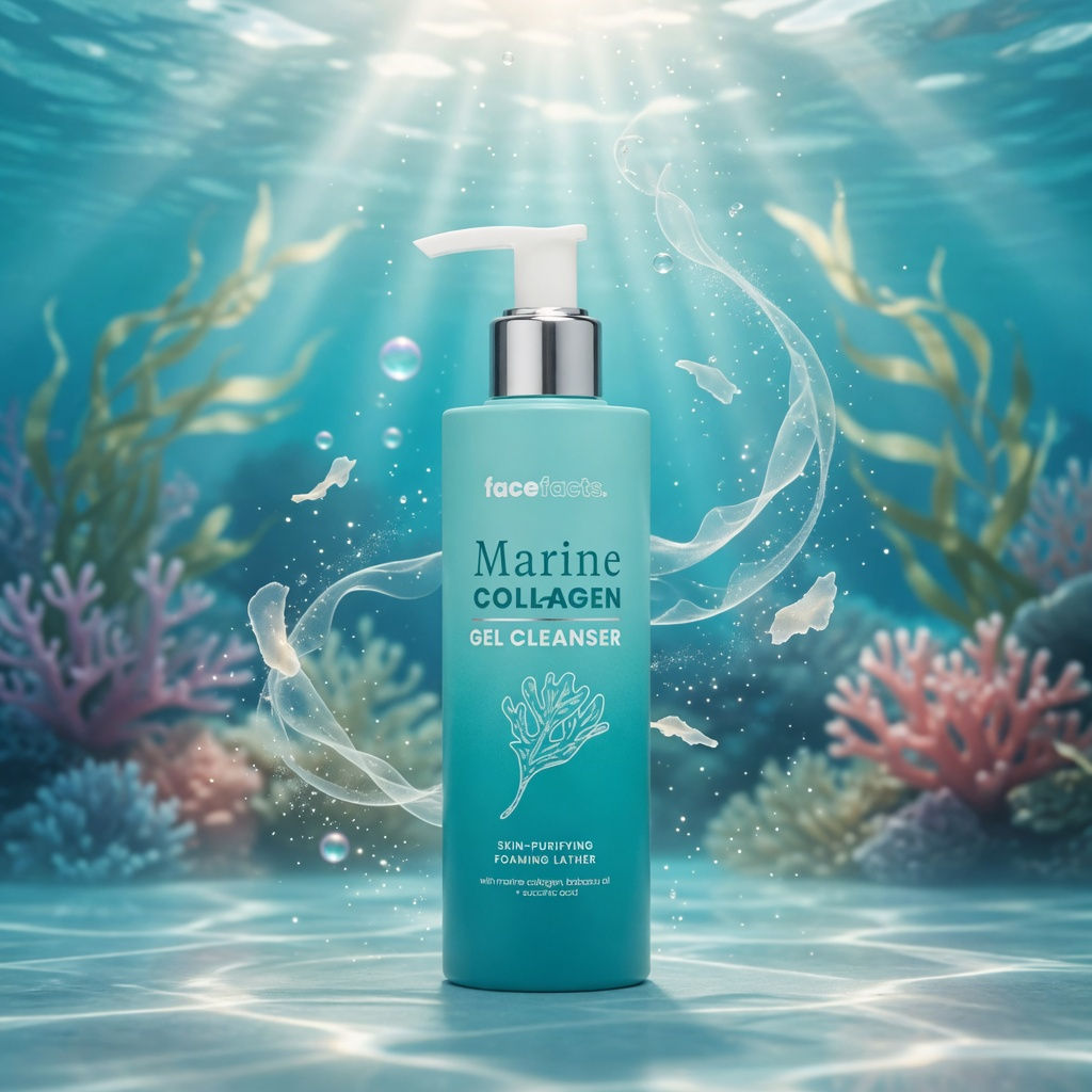 Marine Collagen Facial Gel Cleanser 200ml