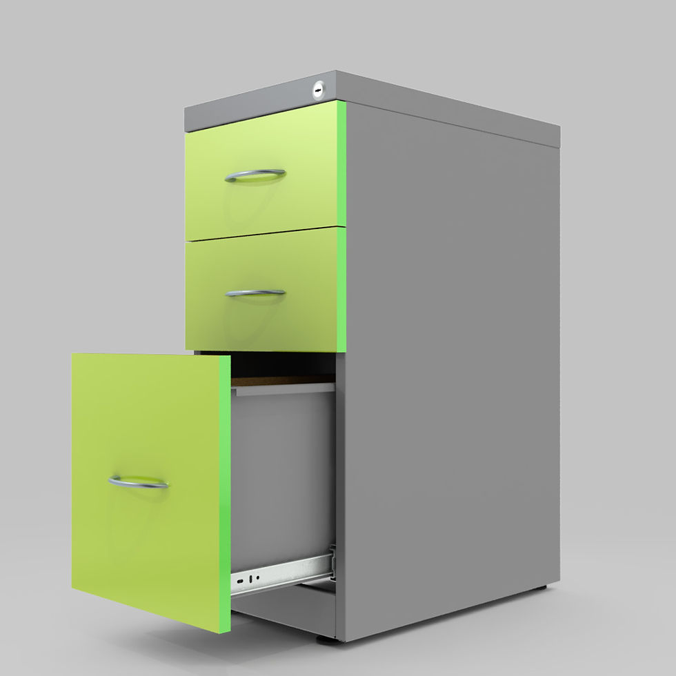Archivador 2x1 - frente en formica