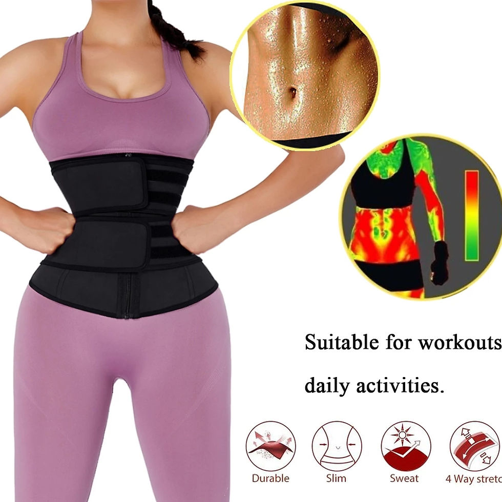 Thumbnail: HEXIN Waist Trimmer Slimming Belt Waist Shaper Belt Private Label Waist Trainers