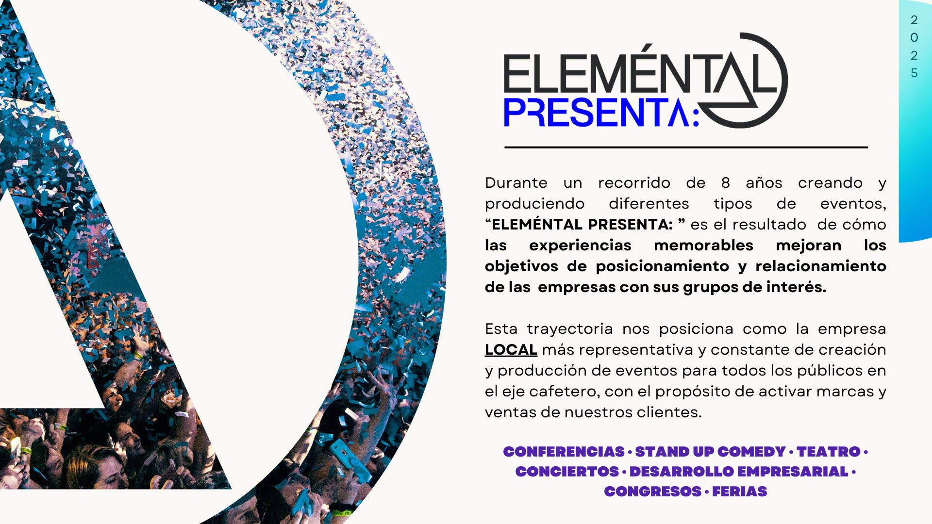 Elemental Presenta: Desde el 2017 produciendo eventos en Pereira