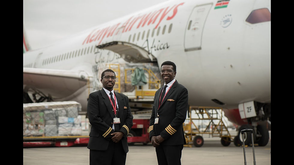 Kenya airways : Pour son dernier vol, le copilote est son fils ! L'incroyable histoire des MARANGA