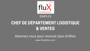 Emploi: Chef de Département Logistique & Ventes