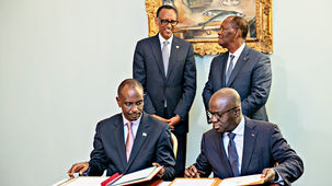 Afrique: le Rwanda paraphe quatre accords historiques avec la Côte d’Ivoire