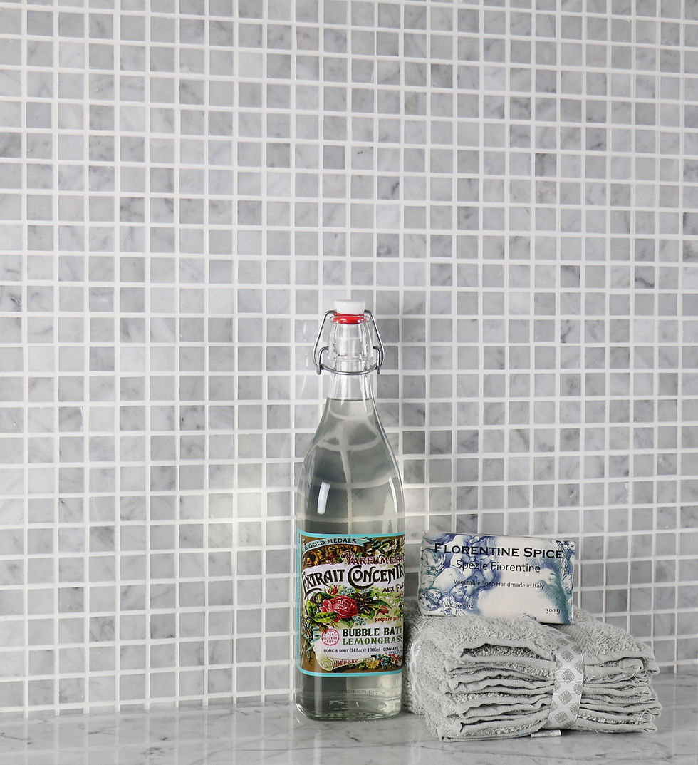 Thumbnail: Venatino Carrara 3/4" Mosaic