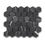 Thumbnail: Nero St. Gabriel Tumbled Hexagon Mosaic