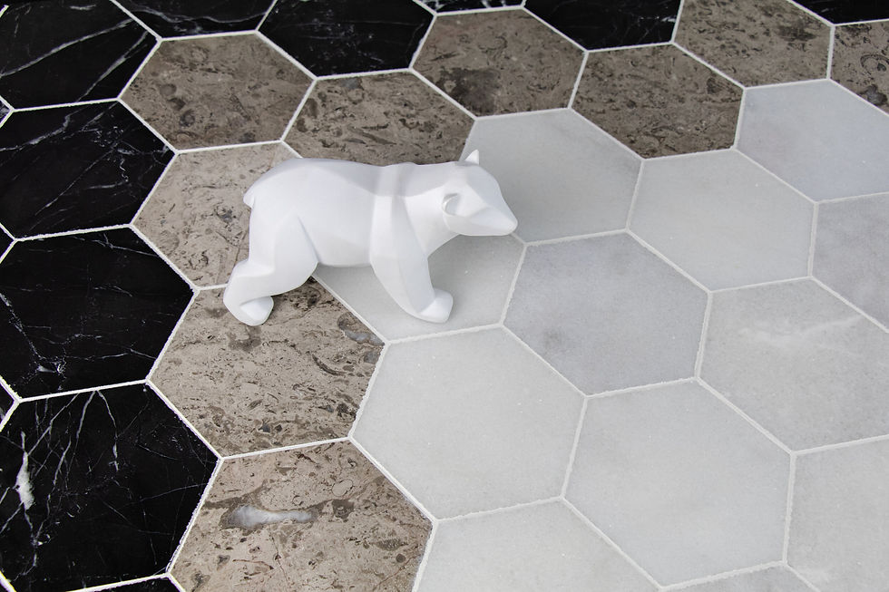 Thumbnail: Sage Gray 5" Hexagon