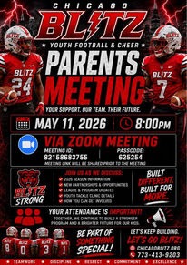 Chicago Blitz Parent Meeting - May 11th at 8PM via ZOOM