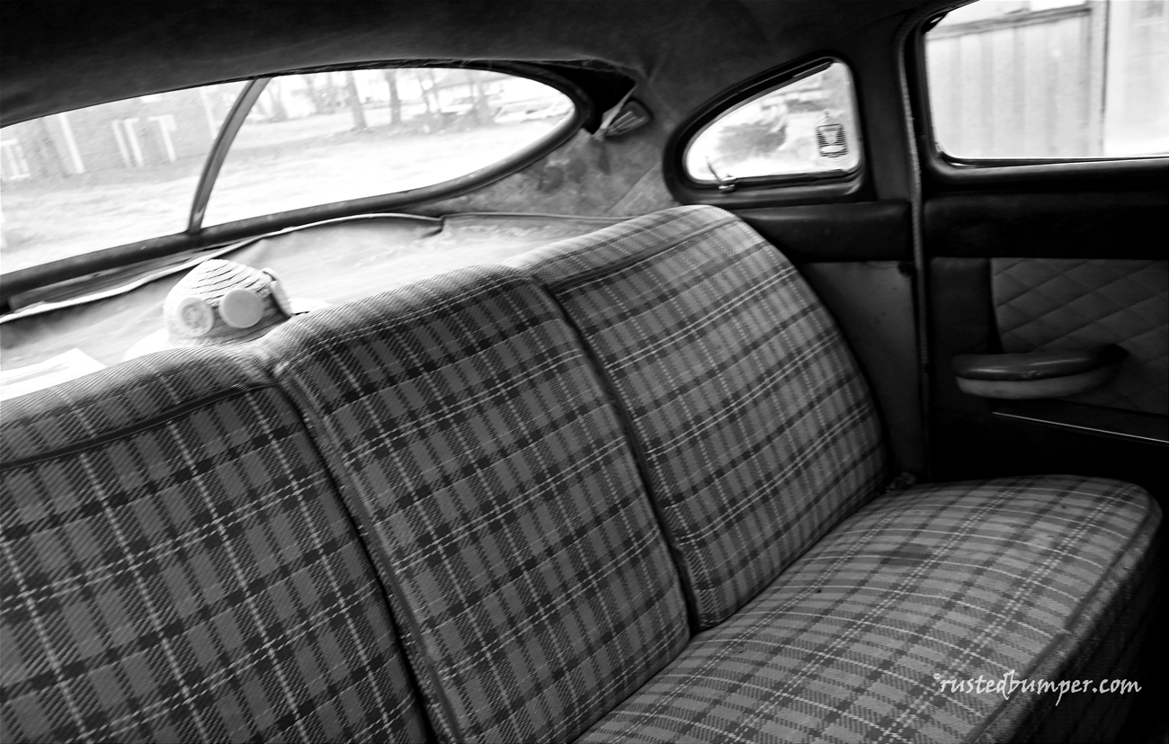 1950 Hudson Commodore 8 Back Seat