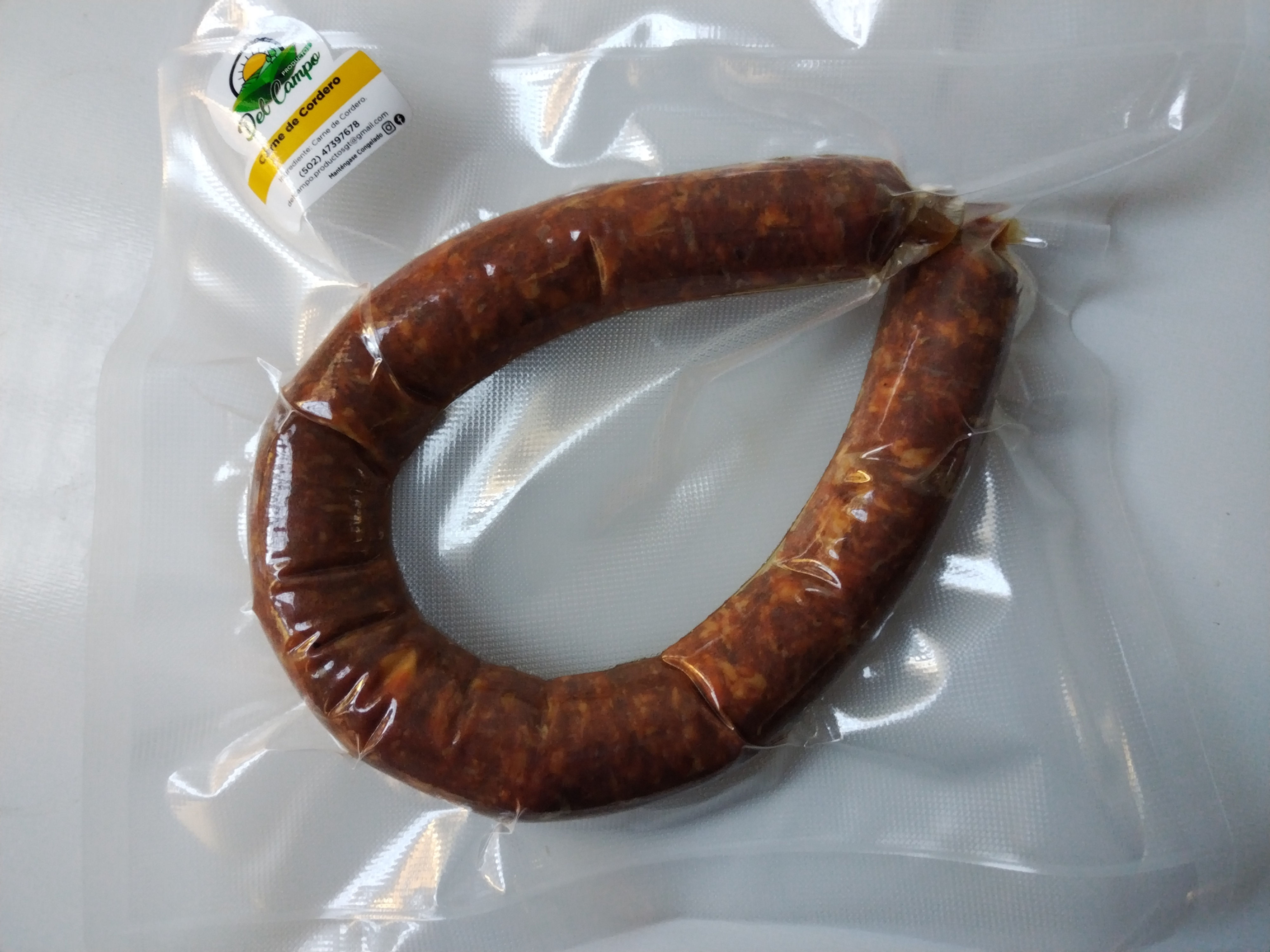 Chorizo 100% carne de cordero