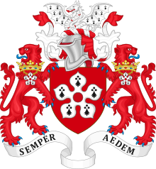 Leicester coat of arms-cielles-Leicester