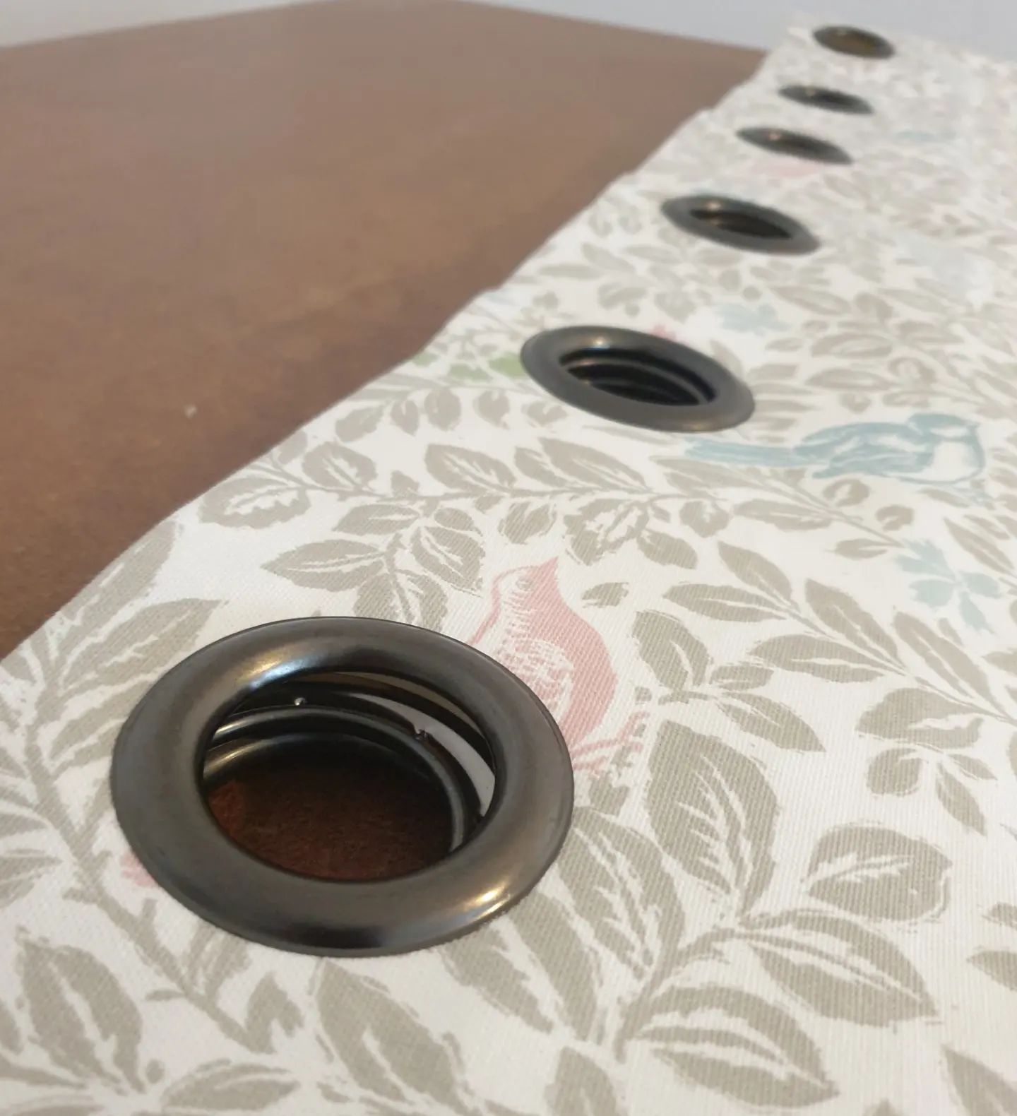 Eyelets in antique brass