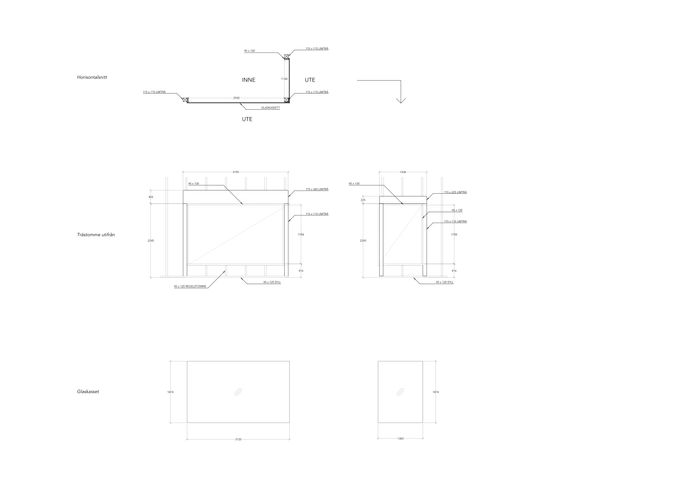 fasadritning väst sjöcaféet hellasgården