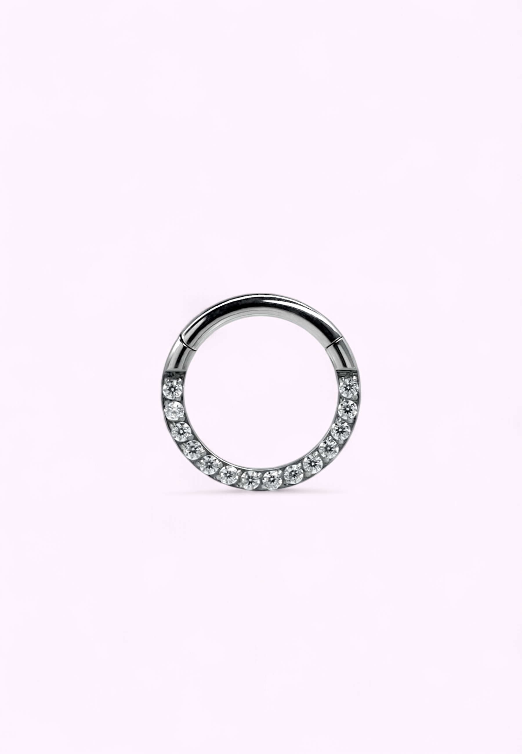 Titan Segment Ring Clicker mit Zerkonia