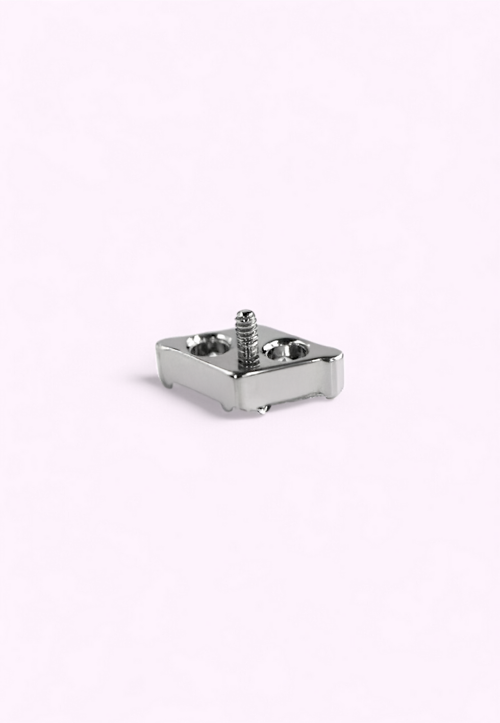 Titan Schraubaufsatz mit Außengewinde Zirkonia 2-Dreiecke