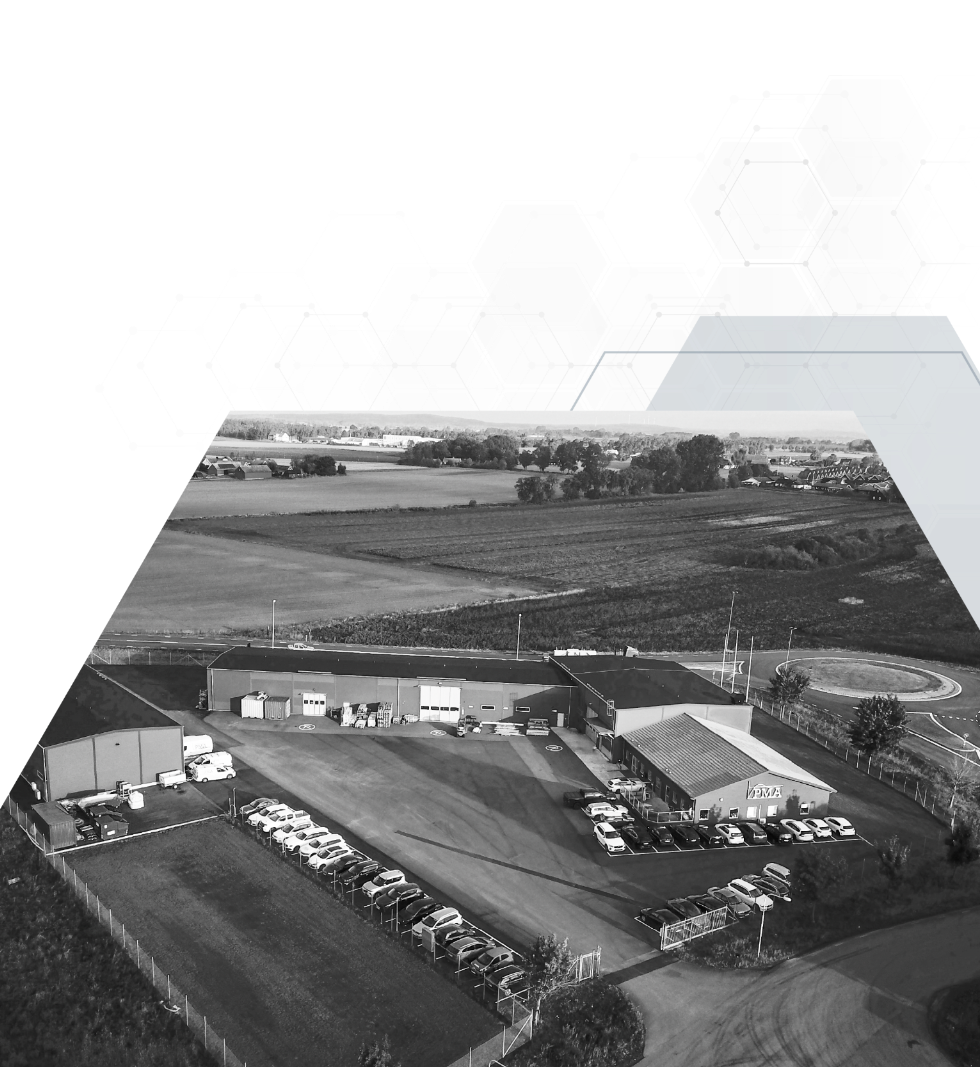 hela medarbetarskaran på PMA som bakgrundsbils
