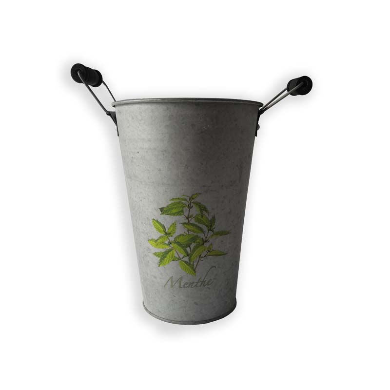 Miniature : Pots de fleurs en zinc