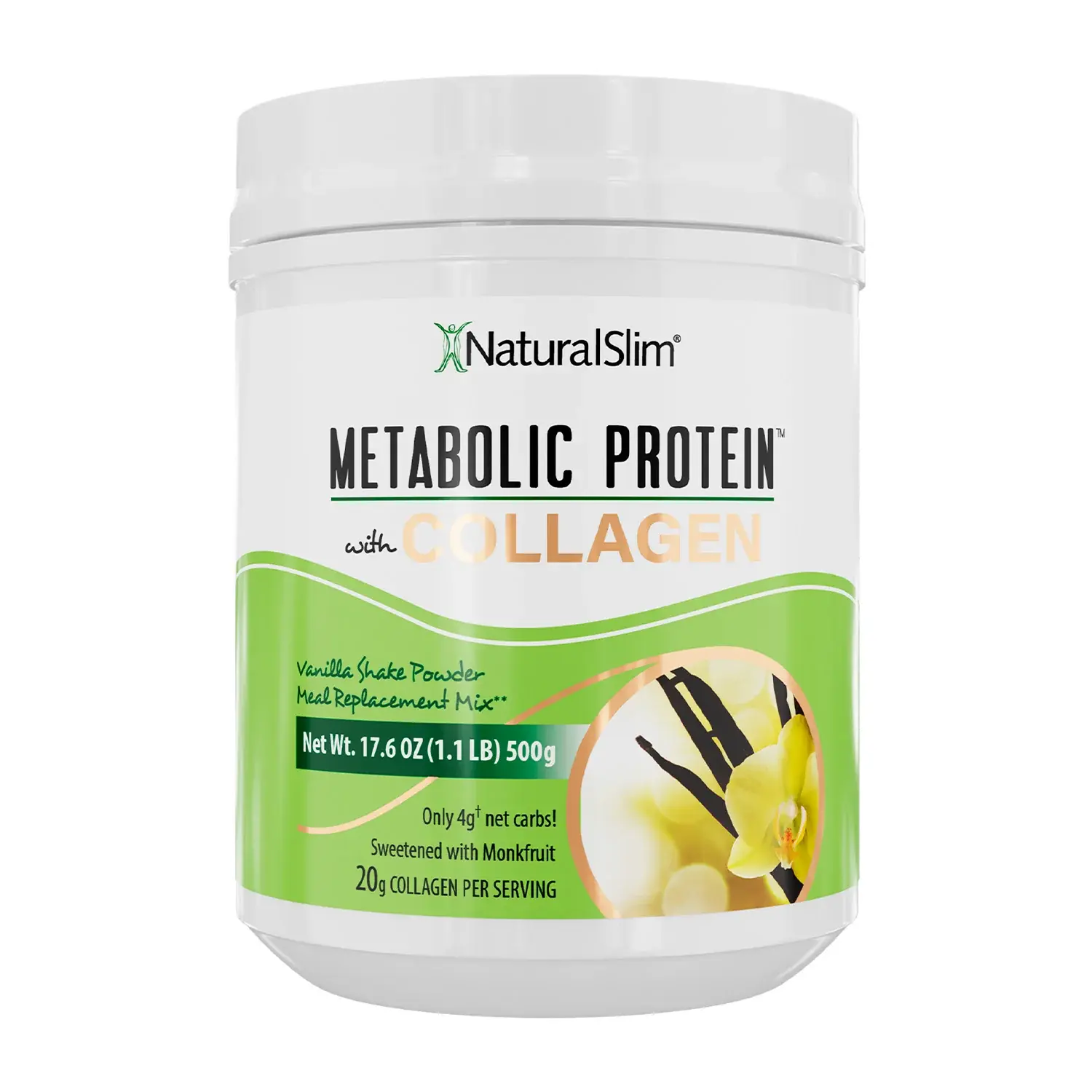 NATURAL SLIM METABOLIC PROTEIN + COLLAGEN Sabor Vainilla