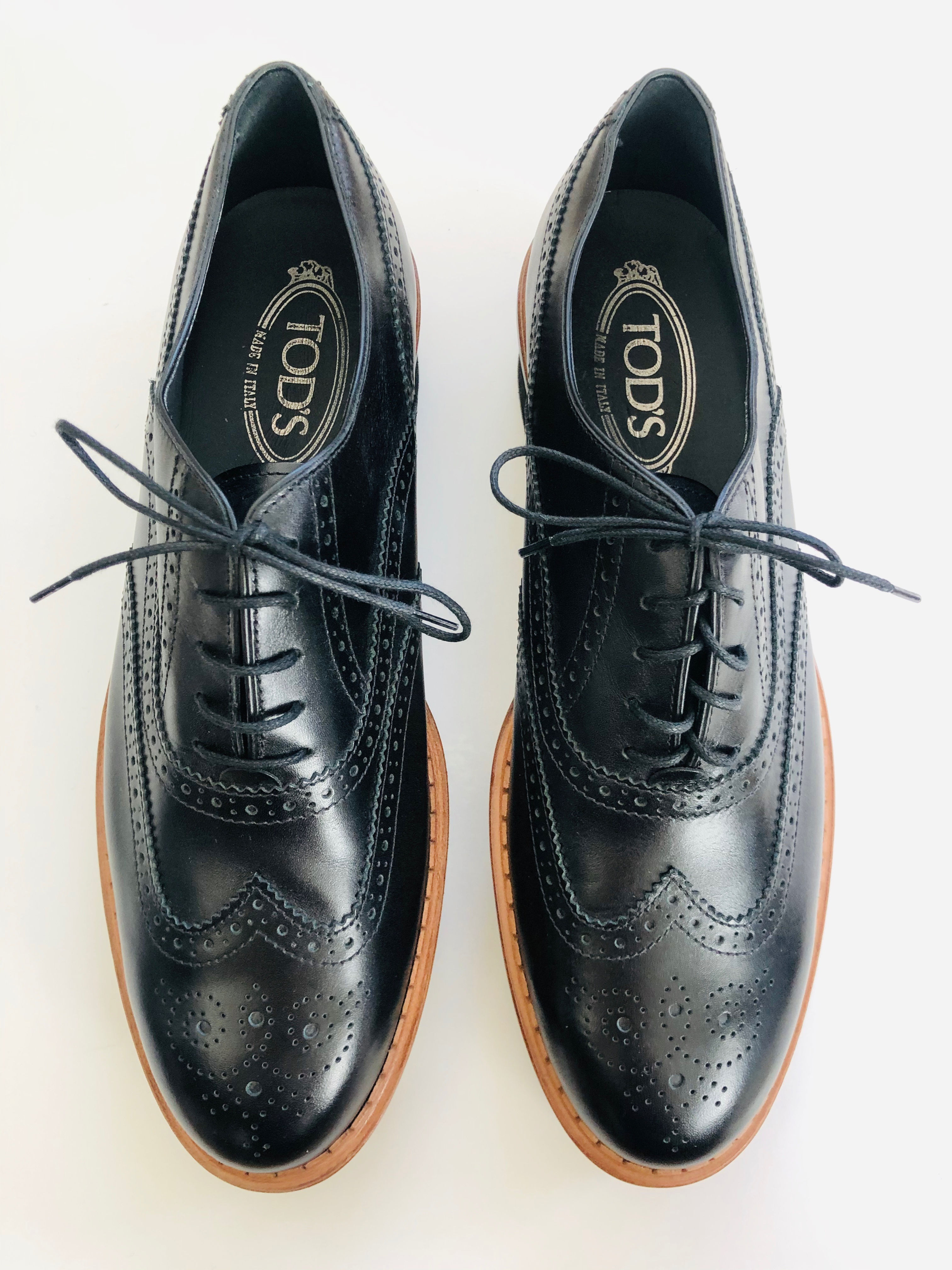 Tod's Platform Brogues size 11