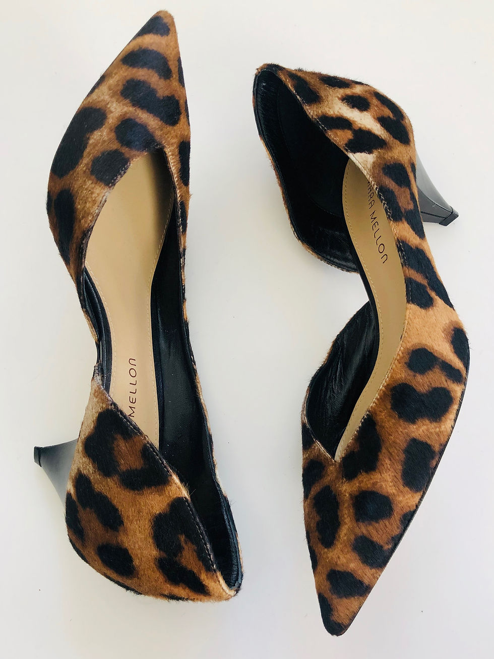 Thumbnail: Tamara Mellon Leopard Kitten Heels Size 11