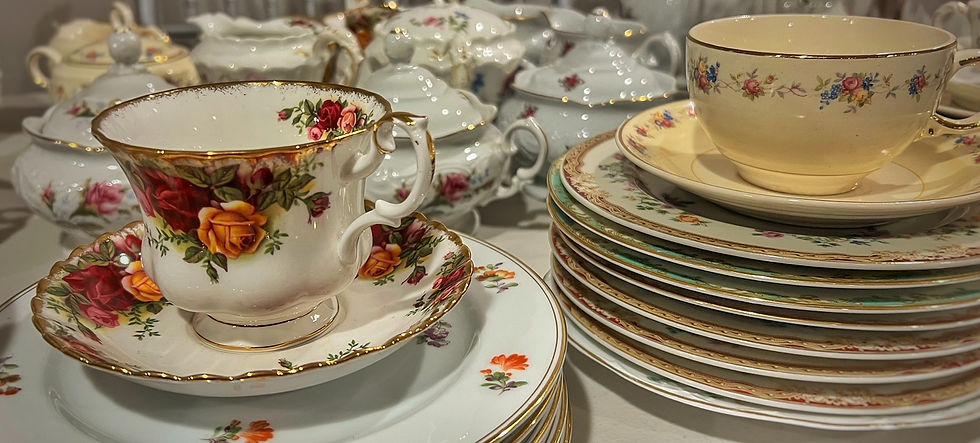 Vintage and Heirloom China Rentals