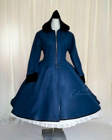 Abrigos para vestidos de cueca, abrigos cuequeros de polar mujer y niña