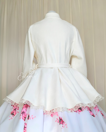 Abrigos para vestidos de cueca, abrigos cuequeros de polar mujer y niña