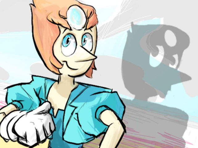 Pearl as Sonic! - Sonic the Hedgehog x Steven Universe
