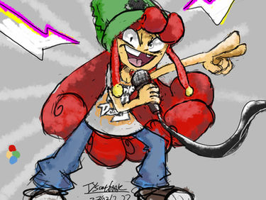 "Gangsta" Outfit Designs - Rayman Raving Rabbids