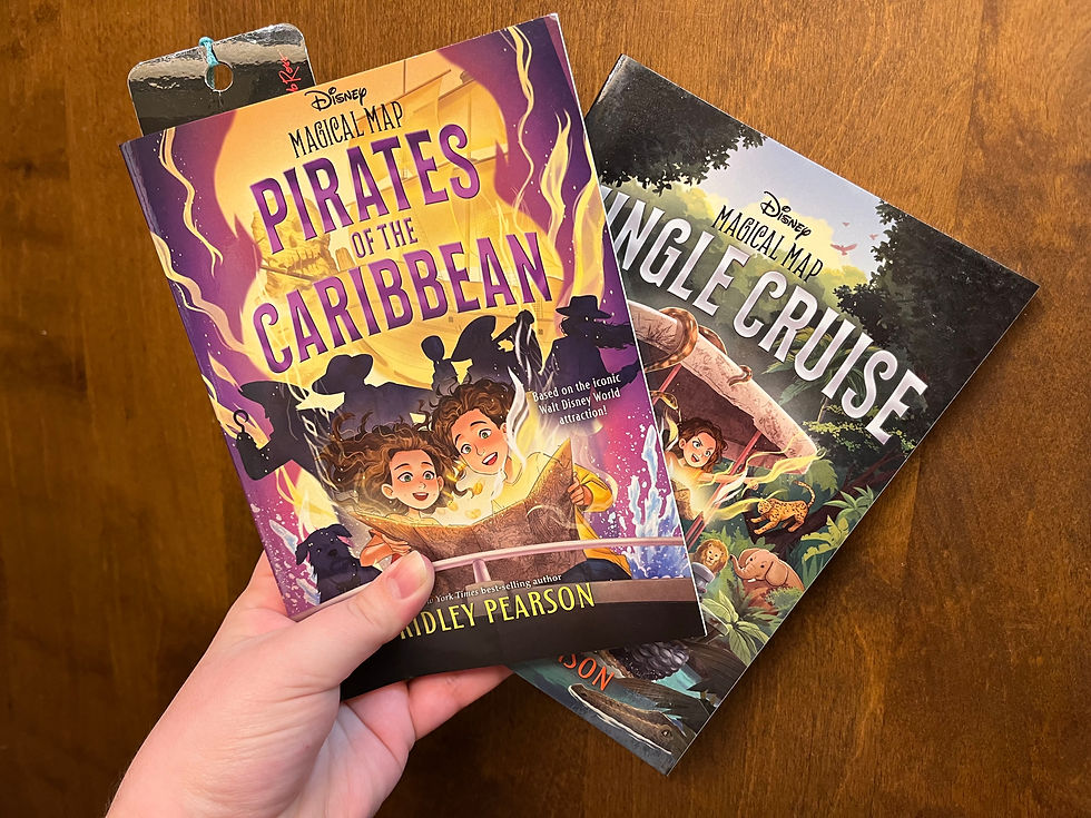 Pirates of the Caribbean and Jungle Cruise Books Image