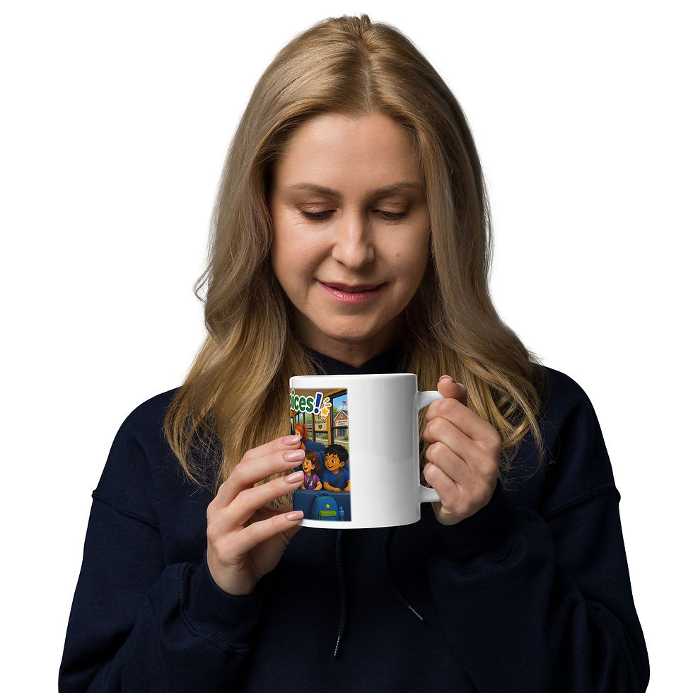 Thumbnail: M.I.K.E.'S._Corner_Good_Choices_White Glossy Mug