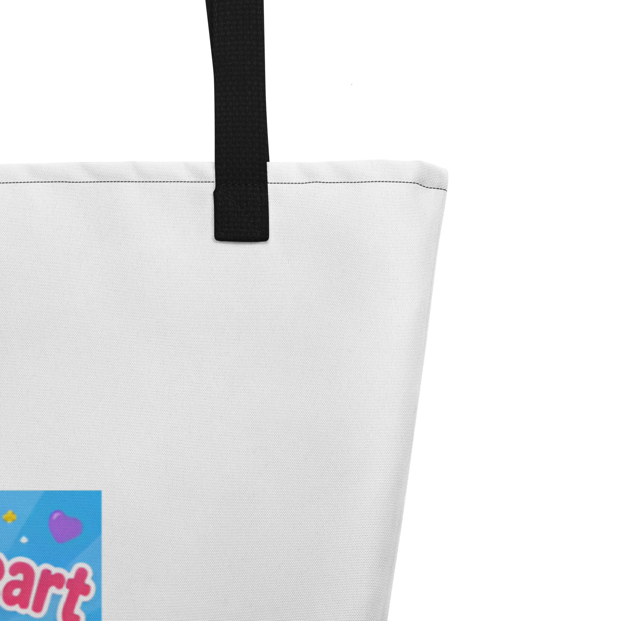 M.I.K.E.'S._Corner_ Heart2Heart_C_All-Over Print Large Tote Bag