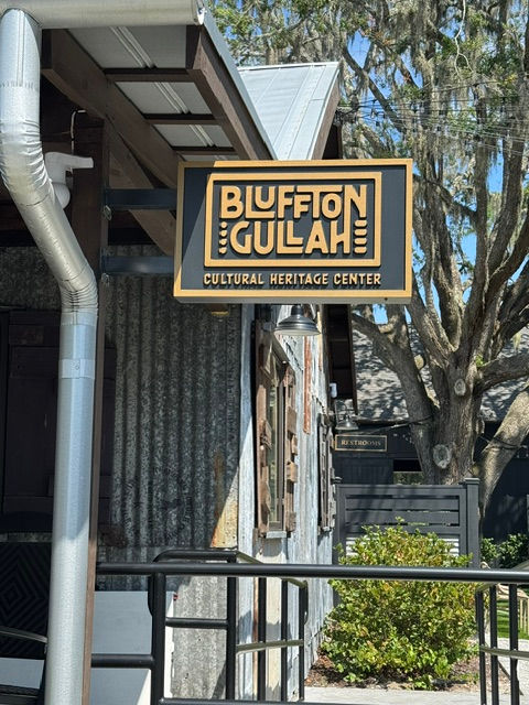 Image of the sign at the Bluffton Gullah Cultural Heritage Center
